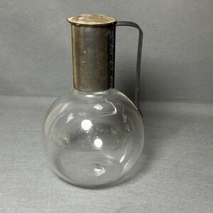 Vintage PYREX SILEX Coffee Tea Carafe w/Lid Single Glass MCM Glass Globe Carafe